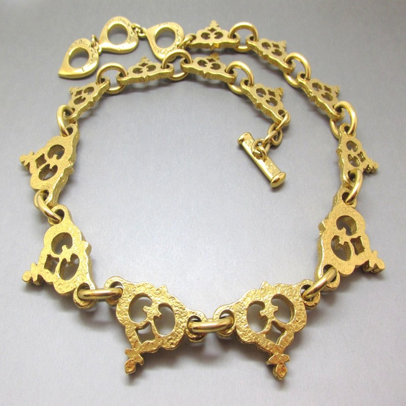 Vintage YSL arabesque style necklace